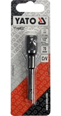 YATO Nadstavec adaptér 1/4" - 1/2" 70 mm / Nadstavec