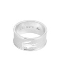 Lacoste Štýlový oceľový prsteň pre mužov Backhand 2040485 66 mm