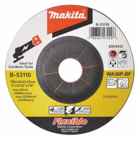 Makita B-53110 / brúsny kotúč 125 mm 4.0 x 22.23 mm (B-53110)