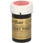 Gélová farba dusky pink 25 g - Sugarflair - Sugarflair