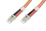 Digitus LC-LC 10m ružová / Optický patch kábel / Multimode OM4 / Duplex / LSZH (DK-2533-10-4)