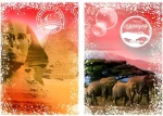 GRAFIKA Puzzle Cesta okolo sveta: Egypt a Kenya