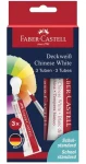 Faber-Castell Temperové farby Connector 3x7,5 ml čínska biela / Krycia maľba (1250937)