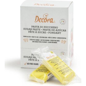 Potahovacia hmota 100 g žltá - Decora - Decora