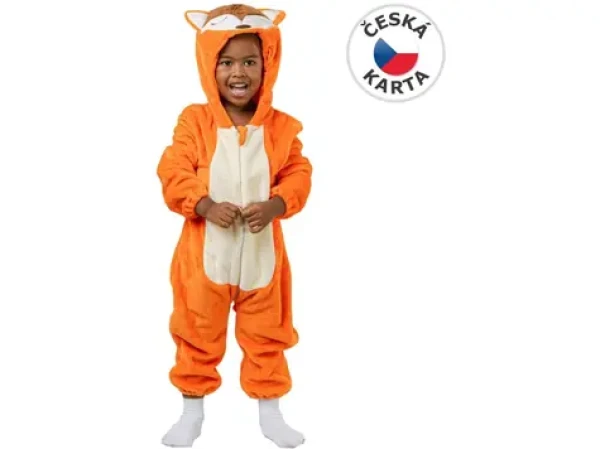 MaDe Šaty na karneval - líška, 80-92cm