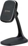 Pitaka MagEZ Mount Qi čierna / magnetický držiak na smartphone s bezdrôtovou nabíjačkou / otočný 360 ° (DT1001B)