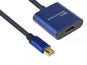 Good Connections redukcia Mini DisplayPort-HDMI / Redukcia / DisplayPort 1.4 - HDMI 2.0 / 4K 60Hz / 0,2 m (MDP-HDMI2)