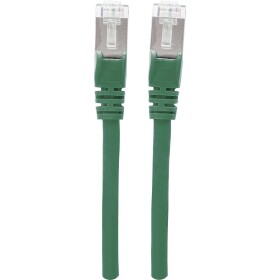 Intellinet 740784 RJ45 sieťové káble, prepojovacie káble CAT 6A S/FTP 1.50 m zelená fóliové tienenie, tienenie pletivom, tienený, bez halogénov 1 ks; 740784