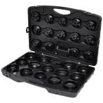 KS Tools 150.9350 Sada kľúčov na olejový filter 3/8&quot;, 30 ks; 150.9350