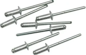 Vorel Nity hliníkové 3,2x9,6 mm 50 ks / Nity / O 3,2 mm / dĺžka 9,6 mm
