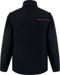 Bunda 2 V 1 Delta Plus softshell SOCCIA Farba: Čierna/ Červená, Veľkosť: M (SOCCINOTM)