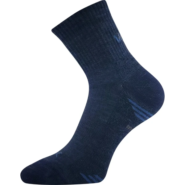 VOXX Ponožky dvouvrstvé z merino vlny OULU středně vysoké JEANS 39-42 126698