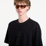 Tričko C.P. Company Mercerized Jersey 30/2 Twisted Short Sleeve Logo T-Shirt Black S