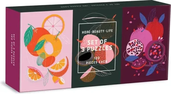 Galison Puzzle Gray Malin 3v1 Nádej, krása, život