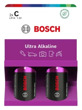 BOSCH LR14UA2B/00 / Alkalická batéria / C (LR14) / 1,5 V / 2 ks (8594162800100)