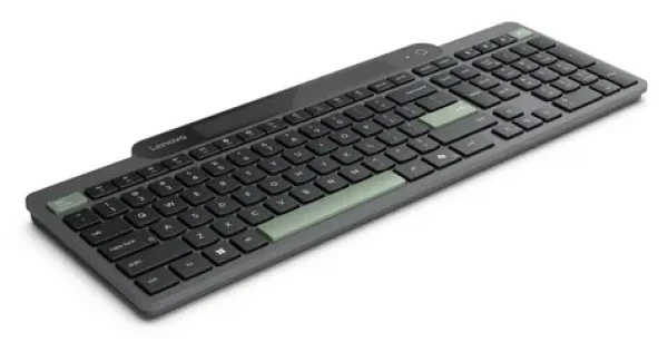 Lenovo Self-Charging Bluetooth Keyboard čierna / Bezdrôtová klávesnica / CZ layout / Solárne dobíjanie / USB-C (4Y41R69509)