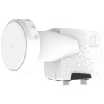 Inverto HOME PRO satelitný konvertor Twin-LNB Počet účastníkov: 2 Veľkosť feedu: 40 mm biela; IDLH-TWL410-HMPRO-OPN