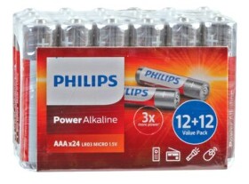 Philips batéria Power Alkaline LR03P24P/10 AAA - 24 ks (8712581693084)