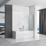 REA - Pohyblivá vaňová zástena LAGOS 80 Chrome REA-W7990
