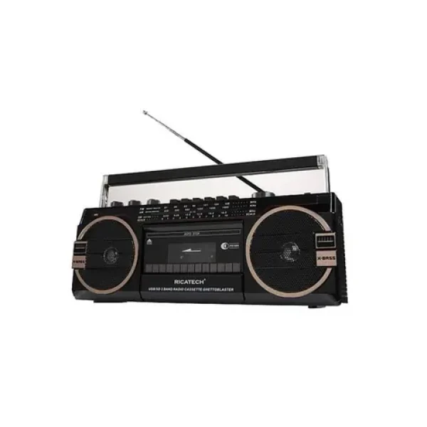RICATECH PR1980 / Rádiomagnetofón / FM / CD / MP3 / USB (150220039868)
