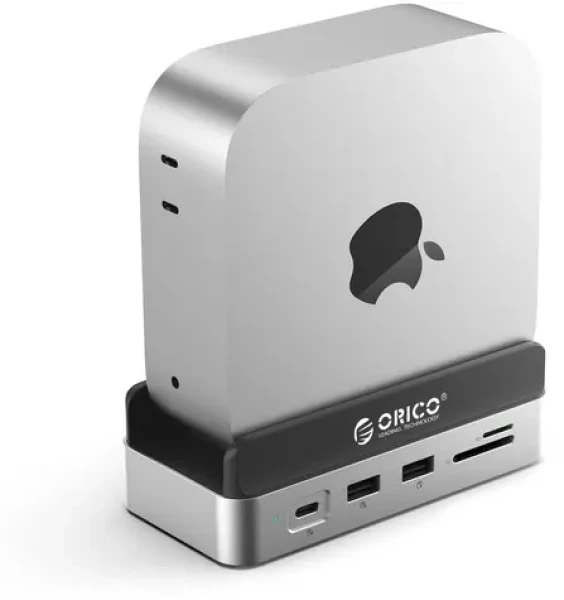 Orico Dokovacia stanica pre Mac Mini M4 / Dokovacia stanica / M.2 NVMe slot / USB-C 10 Gbps (VS10-SV-EP)