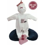 Llorens M740-50P oblečenie pre bábiku bábätko NEW BORN veľkosti 40-42 cm