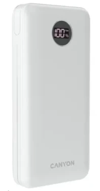 Canyon PB-2001W 20000 mAh biela / Powerbanka / 2x USB-A / 2x USB-C (CNE-CPB2002W)