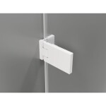 MEXEN/S - Lunar-F Duo sprchovací kút skladacie dvere 85 x 75, transparent, biela 836-085L-075P-20-00