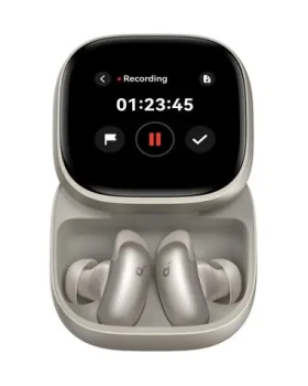 Anker soundcore Liberty 5 Pro Max zlatá / Bezdrôtové slúchadlá / ANC / mikrofón / BT 6.1 / AMOLED puzdro (D1204GB1)