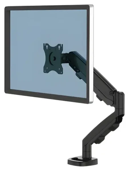 Fellowes Eppa čierna / Držiak monitora / plynová vzpera / VESA 75×75-100×100 / nosnosť 8 kg / do 40" (9683101)