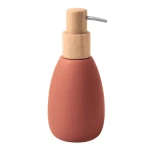Spirella Sven dávkovač mydla staro-ružový / polyresin / drevo / 260 ml (7610583218551)