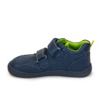 Chlapčenská celoročná obuv Barefoot DERIL DENIM, Protetika, tmavomodrá - 22