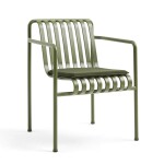 HAY Venkovní sedák Palissade Olive 41,5 × 41,5 cm