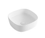 Umývadlo na dosku SAT Project 37x37 cm bez otvoru na batériu SATUMPRO3737SR SATUMPRO3737SR