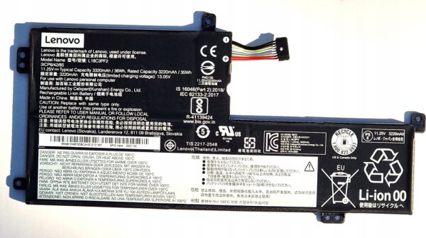 Lenovo Battery 11.25V 36Wh 3 Cell