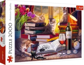 Trefl Puzzle Mačacie večer