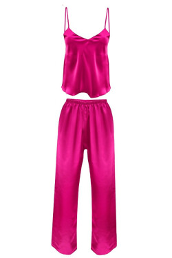 DKaren Set Iga Dark Pink 2XL tmavě růžová