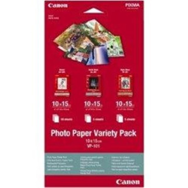 Canon fotopapier Photo Paper Variety Pack 10x15 (GP PP SG) po 5 kusoch (0775B078)