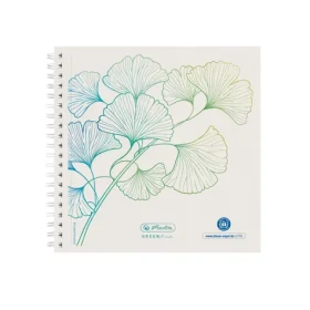 Herlitz Poznámkový blok A5 / bodkovaný / motív Ginkgo / 100 listov (50033522)