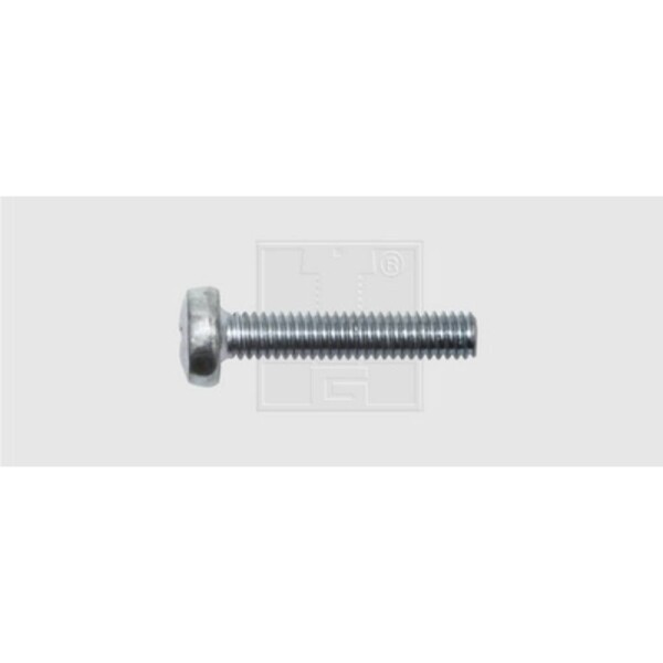 SWG 4009146053488 sada závitových skrutiek M6 50 mm krížová dražka Philips DIN 7985 ocel pozinkované 50 ks; 4009146053488