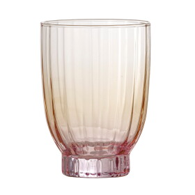 Bloomingville Pohár na vodu Nicoline 330 ml žlto-rúžová