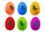 Mamido Triediaca hra dinosaurie vajcia farebná s pinzetou 6 kusov