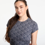 Tričko Calvin Klein Jeans A- Monologo Baby Tee Ebony S
