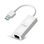 Edimax EU-4306 V2 biela / Sieťový adaptér / USB-A 3.2 / RJ45 10/100/1000 Mbps / PoE (EU-4306 V2)