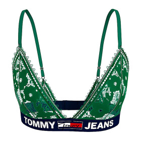 Dámska čipkovaná podprsenka Undersized Jeans UW0UW03508-L30 - Tommy Hilfiger S
