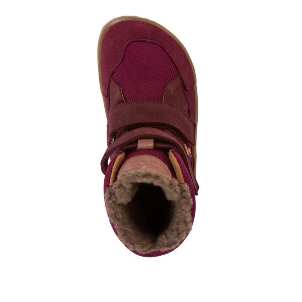 Dievčenské zimné barefoot topánky UP TEX WINTER Bordeaux G3160252-7 - 29