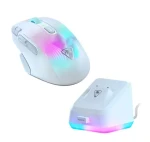 Turtle Beach Bundle KONE XP Air + RGB Rapid nabíjacia stanica biela / bezdrôtová optická herná myš / 19000 DPI / USB / BT (TBM-1101-15)