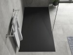 MEXEN - Hugo sprchová vanička obdĺžniková SMC 170x80, čierna 42708017