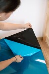 Mamido Mamido Dlaždice Magnetická tapeta na stenu Čierna MT100