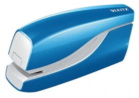 Leitz NeXXt Wow 5566 metalická modrá / Elektrická zošívačka / Kapacita 10 listov / Batériové napájanie (55661036)